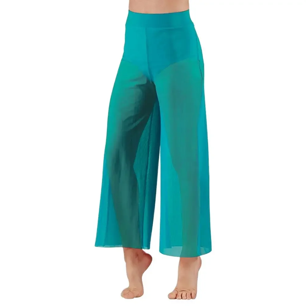 Lyrical Mesh Wide Leg Pants Mo - Palazzo Pant Wide 리뷰 및 가격
