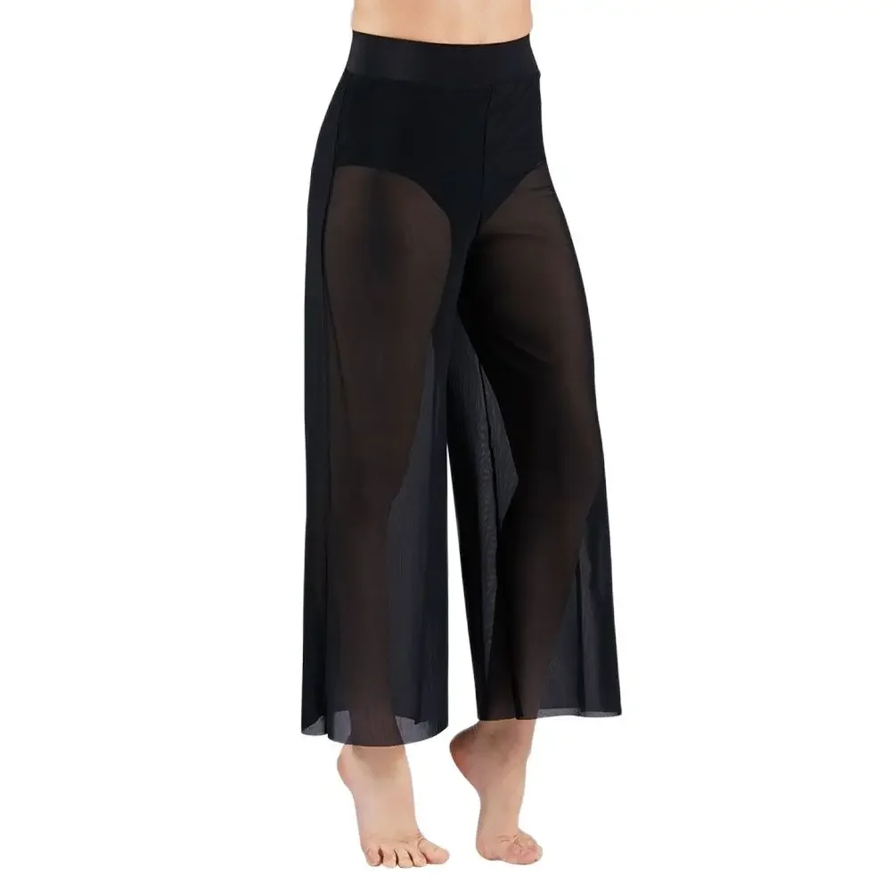 Lyrical Mesh Wide Leg Pants Mo - Palazzo Pant Wide 리뷰 및 가격