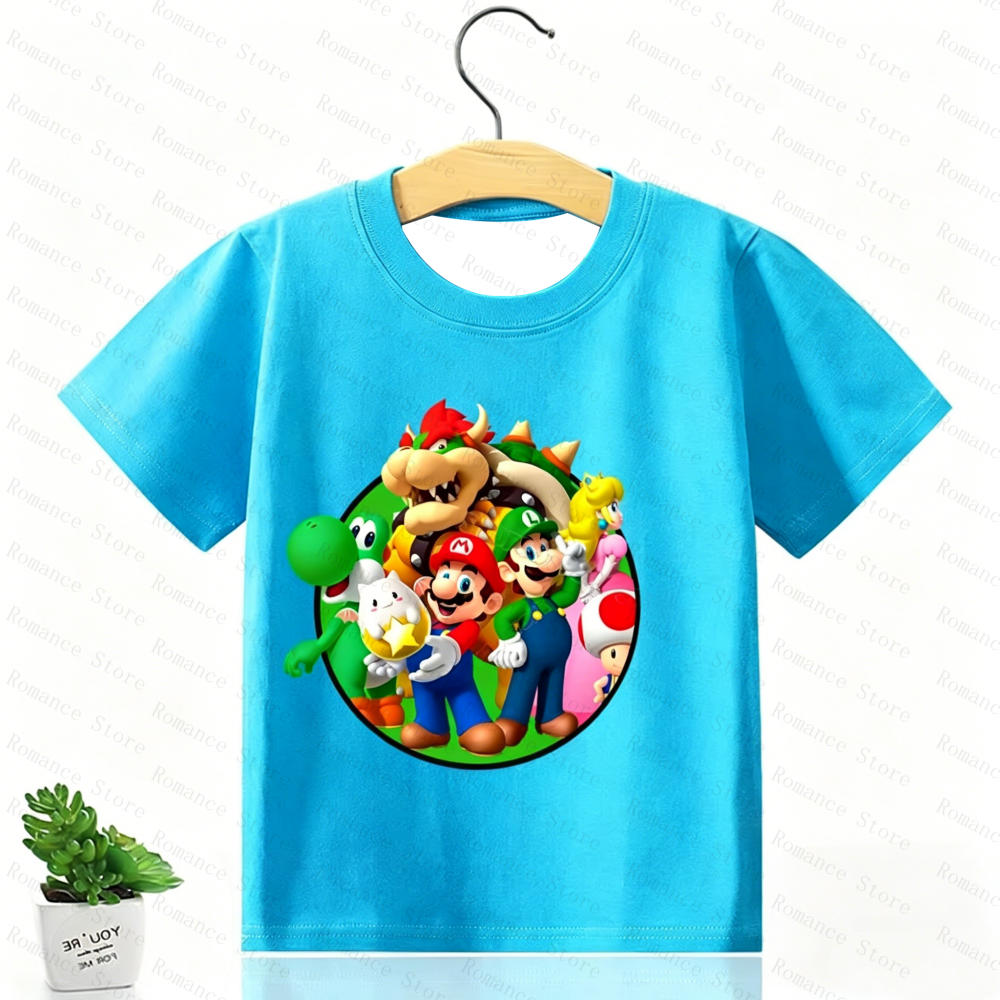 Game Marios Bros Kids T Shirt  - Summer Clothing Toddler 리뷰 및 가격