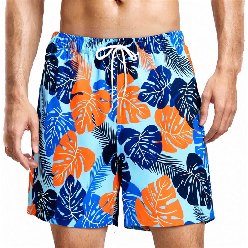 Colorful Palm Tree Print Mens  - Summer Vacation Clothing Men 리뷰 및 가격