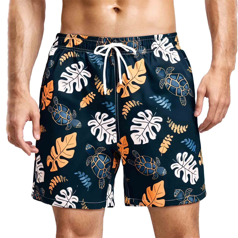 Colorful Palm Tree Print Mens  - Summer Vacation Clothing Men 리뷰 및 가격