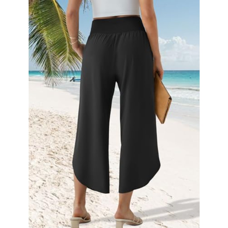 Wide Leg Capri Pants for Women - Palazzo Pant Wide 리뷰 및 가격