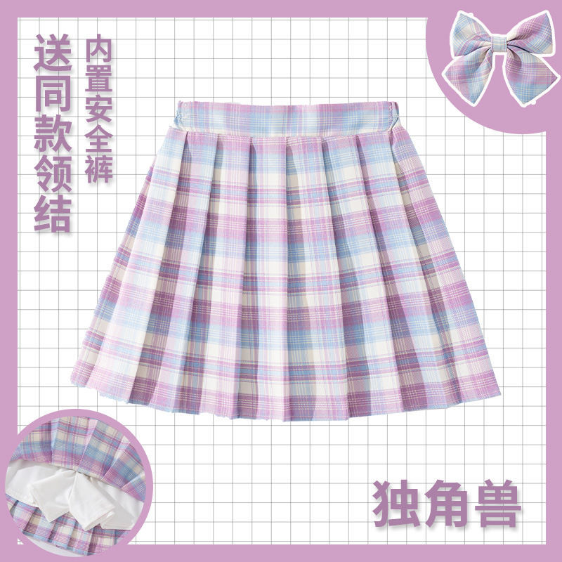 Kids Checkered Skirt Children  - Summer Clothing For Teen Girls 리뷰 및 가격