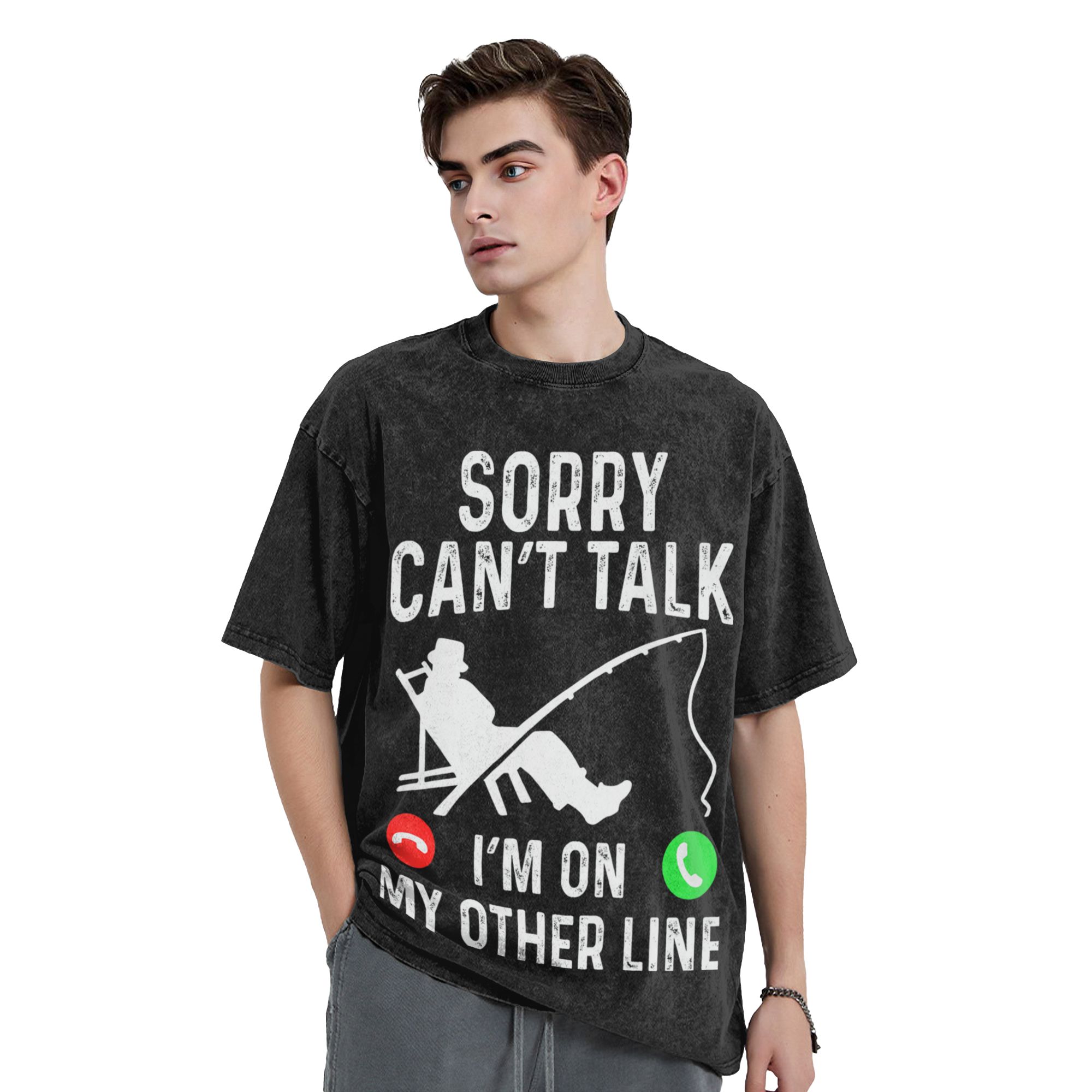 Funny Sorry Can't Talk I'm On  - Summer Clothing Online 리뷰 및 가격