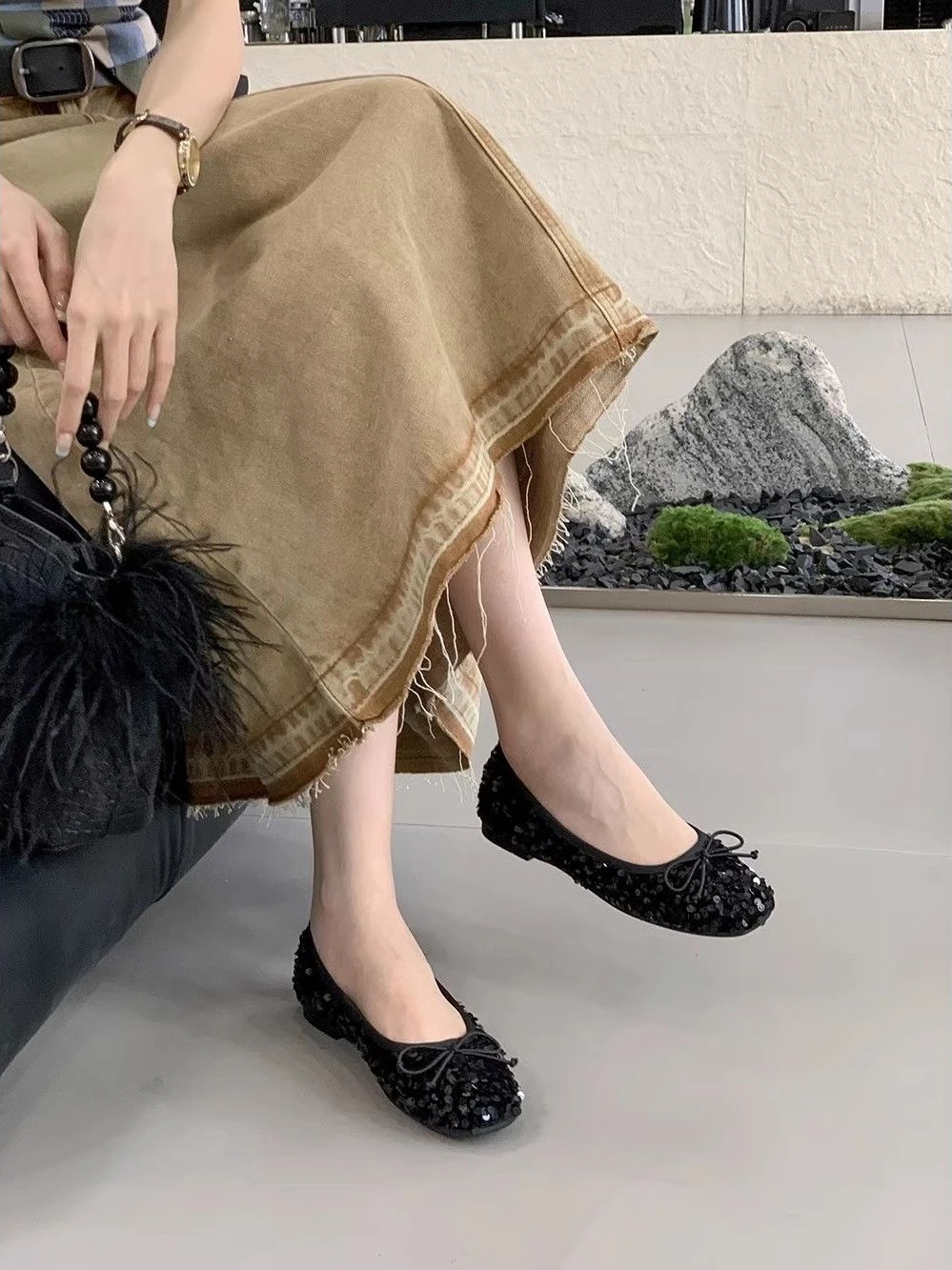 Evening Woman Flats Square Toe - Summer Clothing Online 리뷰 및 가격