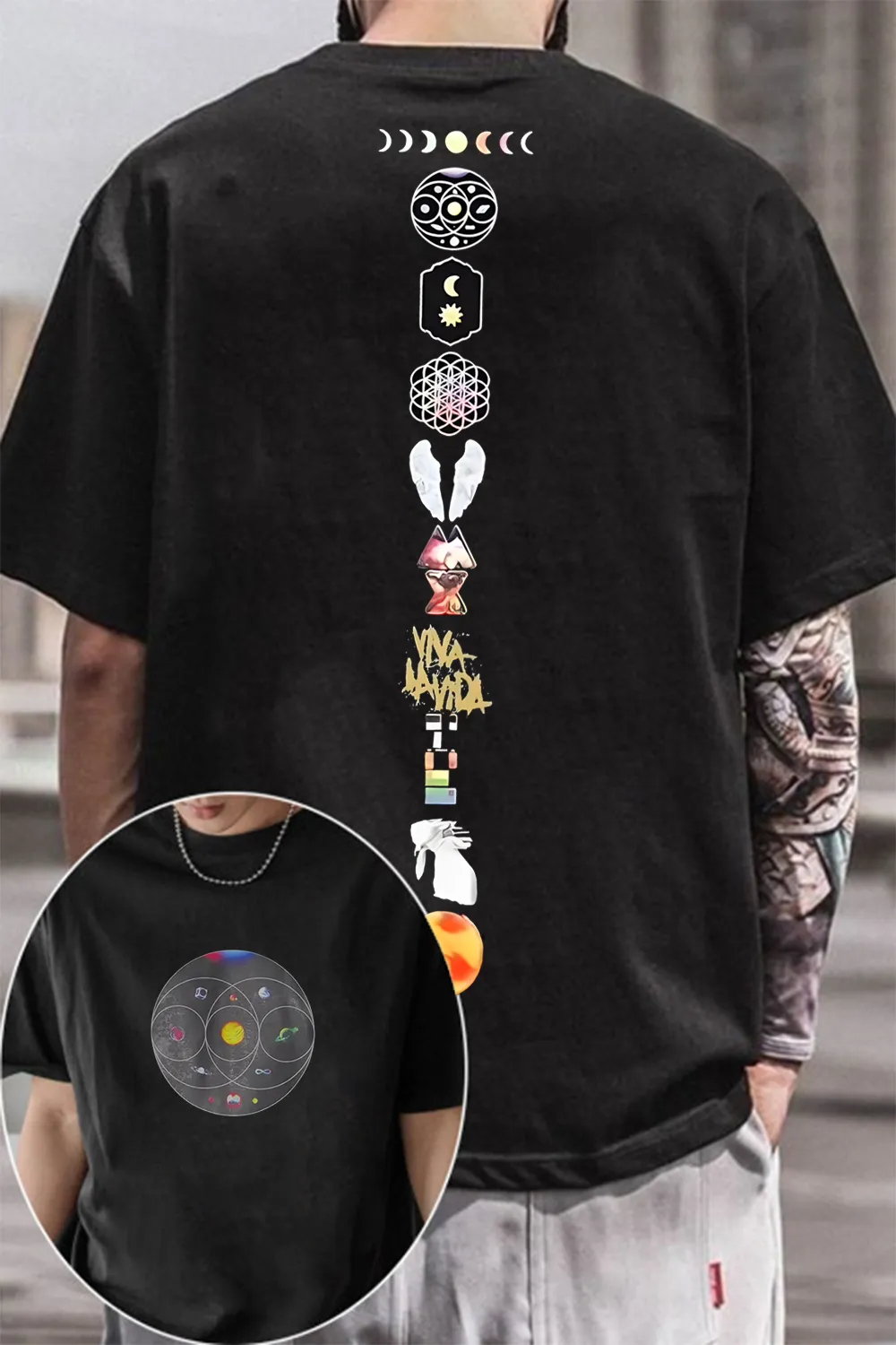 Uk Band Cold-plays TShirt Mens - Womens Summer Clothing Uk 리뷰 및 가격