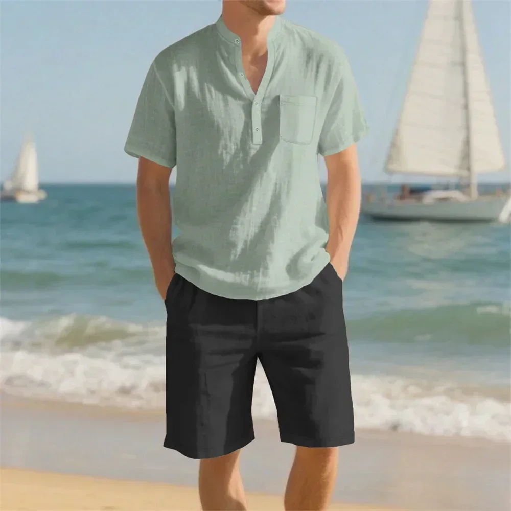 Men's Summer Sets Vacation Bea - Summer Vacation Clothing Men 리뷰 및 가격