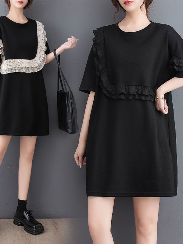 Casual Short Sleeve A-Line Dre - Summer Line Clothing Brand 리뷰 및 가격