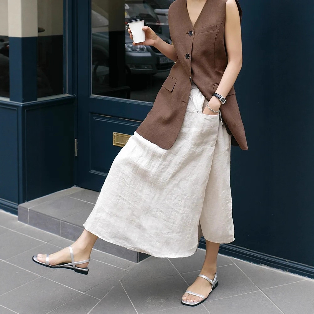 2026 New Summer Women's Cotton - Palazzo Pant Wide 리뷰 및 가격