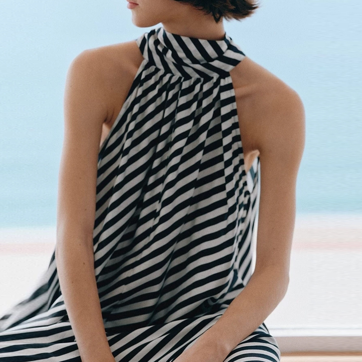 Fashionable A-Line Dress with  - Summer Line Clothing Brand 리뷰 및 가격