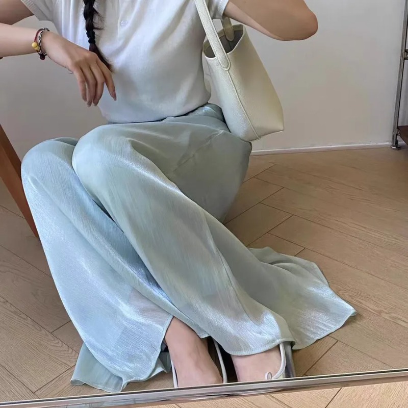 Women's Glitter Sheer Wide Leg - Palazzo Pant Wide 리뷰 및 가격