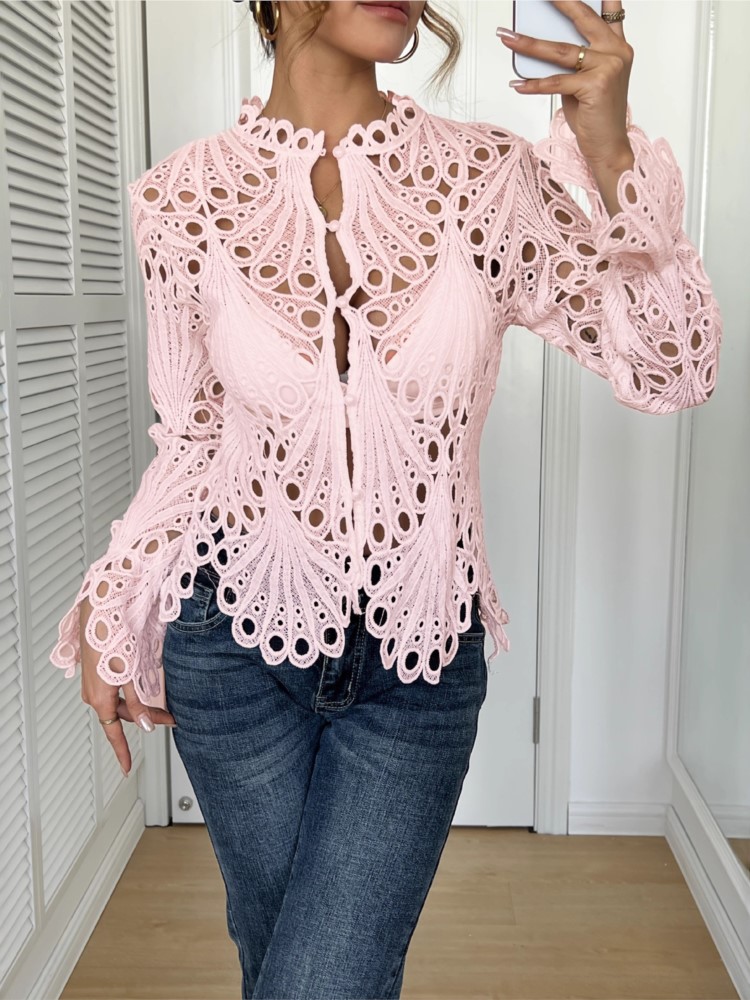 White Lace Shirt For Women Fas - Summer Holiday Clothing Women 리뷰 및 가격