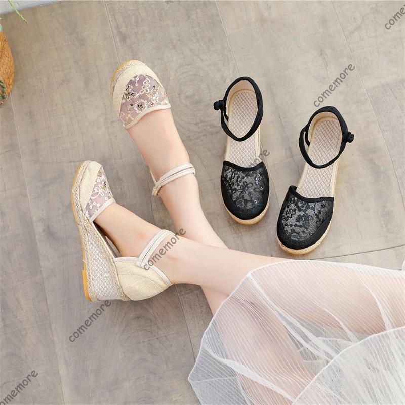 Women's Lace Mesh Espadrille W - Espadrille Sandal Women 리뷰 및 가격