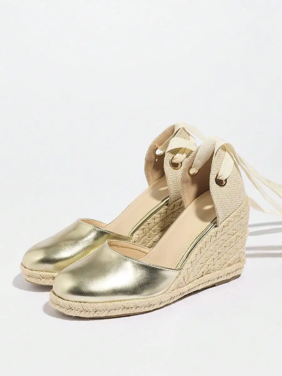 Metallic Cap Toe Espadrille We - Espadrille Sandal Women 리뷰 및 가격