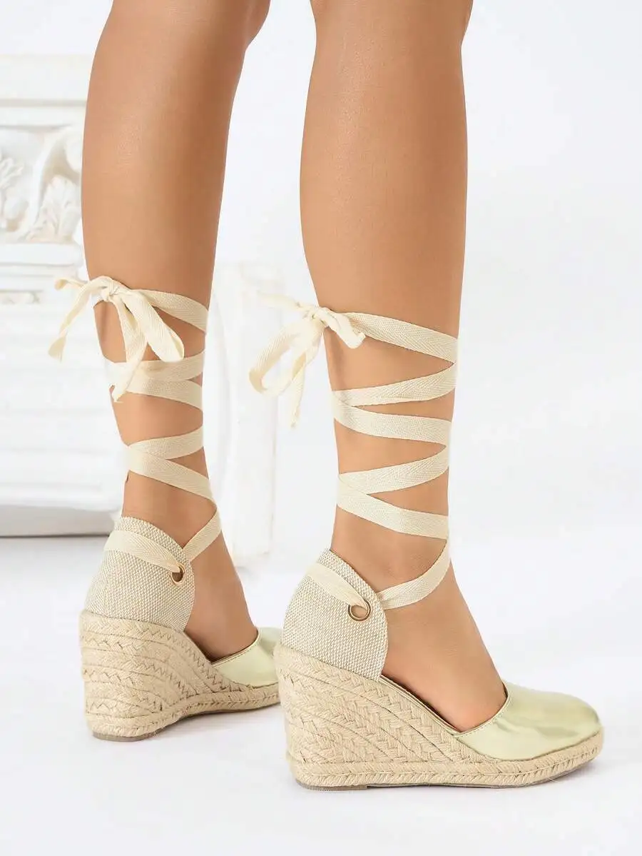 Metallic Cap Toe Espadrille We - Espadrille Sandal Women 리뷰 및 가격