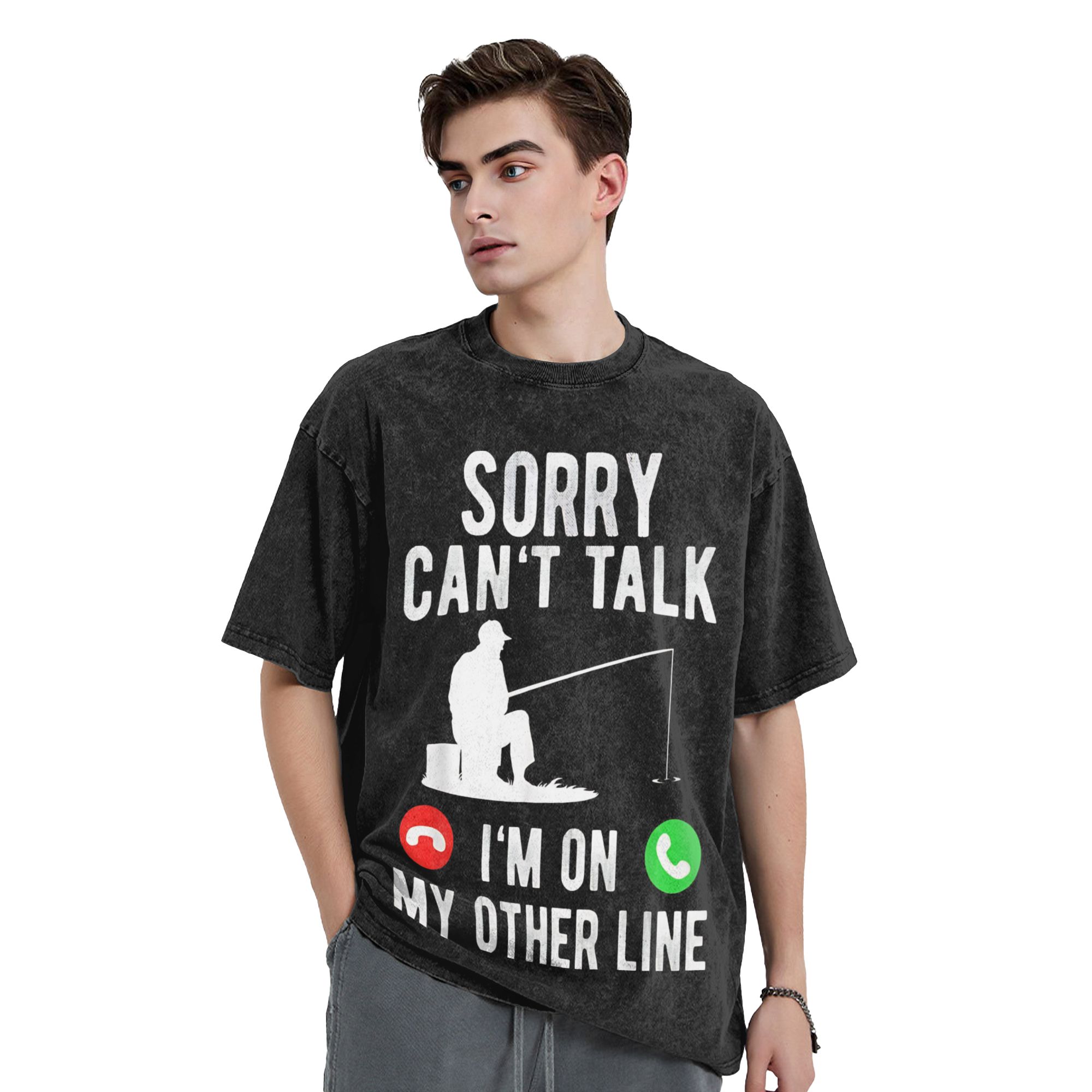 Men's Sorry Can't Talk I'm On  - Summer Clothing Online 리뷰 및 가격